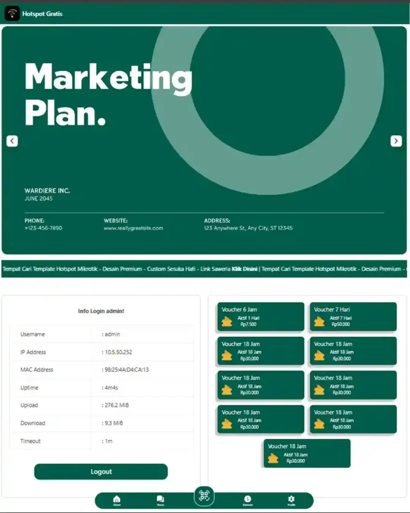 Captive Portal Green