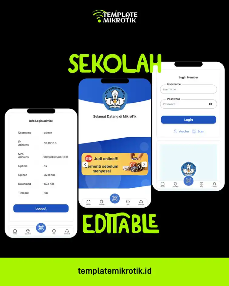 Login Page Mikrotik Premium